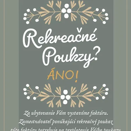 بيت للعطل Agami T Pavčina Lehota